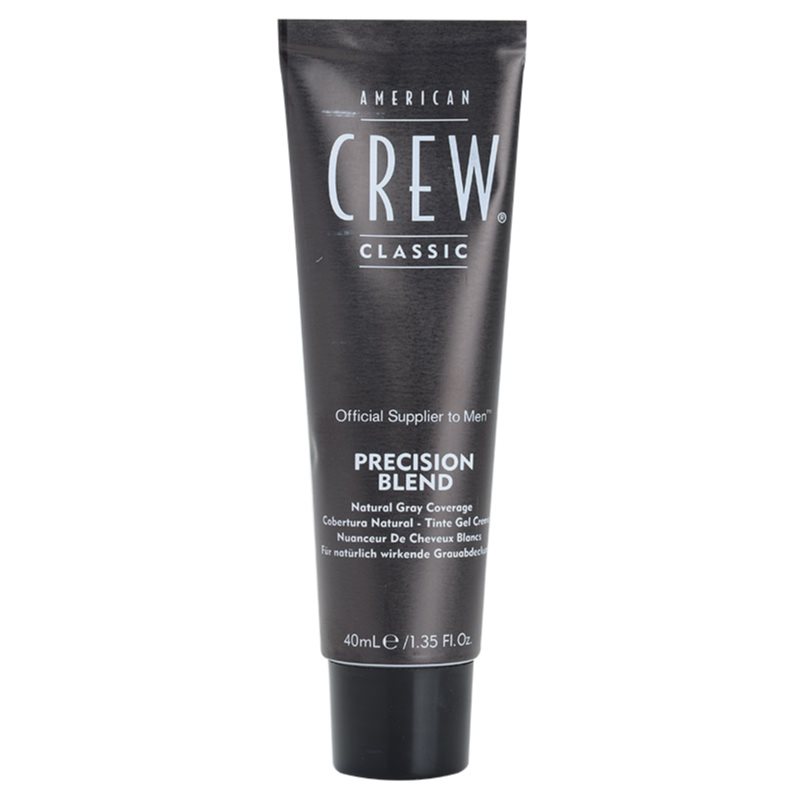 E-shop American Crew Classic Precision Blend barva na vlasy pro šedivé vlasy odstín 4-5 Medium Natural 3x40 ml