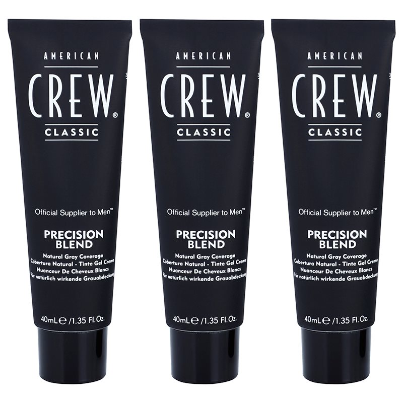 

American Crew Classic Precision Blend фарба для волосся для сивого волосся відтінок 7-8 Light