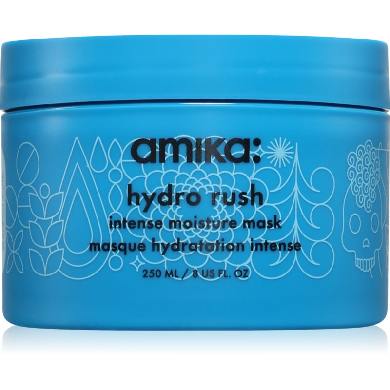 amika Hydro Rush Intense Moisture Mask хидратираща маска за коса с хиалуронова киселина 250 мл.