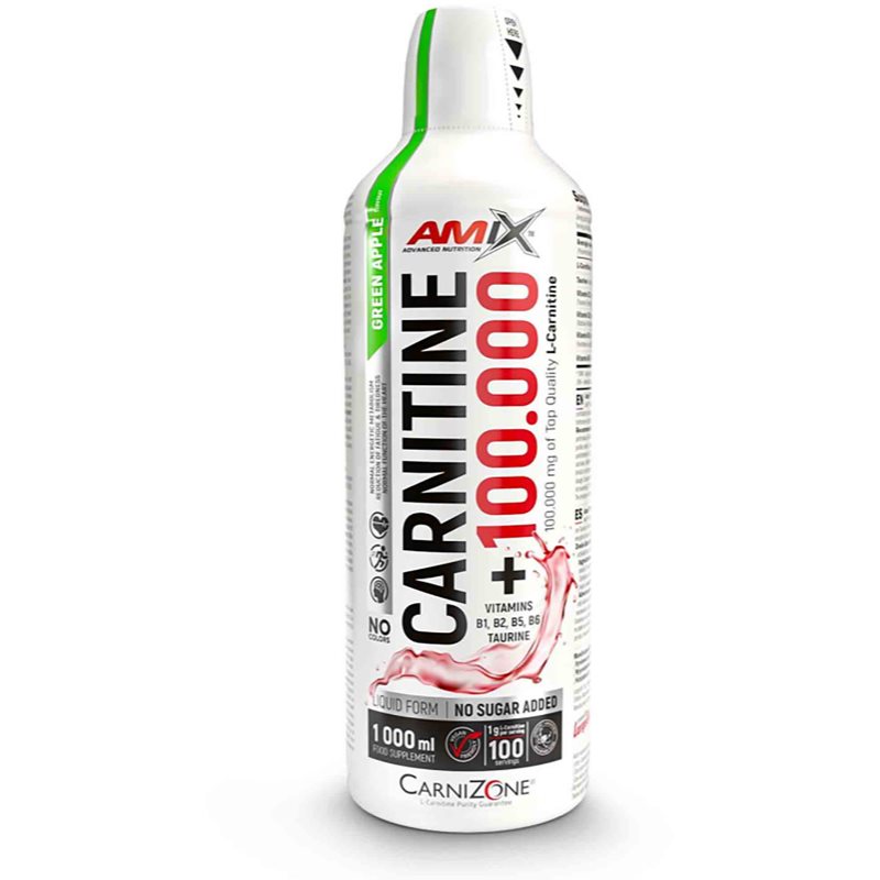 Amix Carnitine 100 000 spalovač tuků příchuť Green Apple 1000 ml