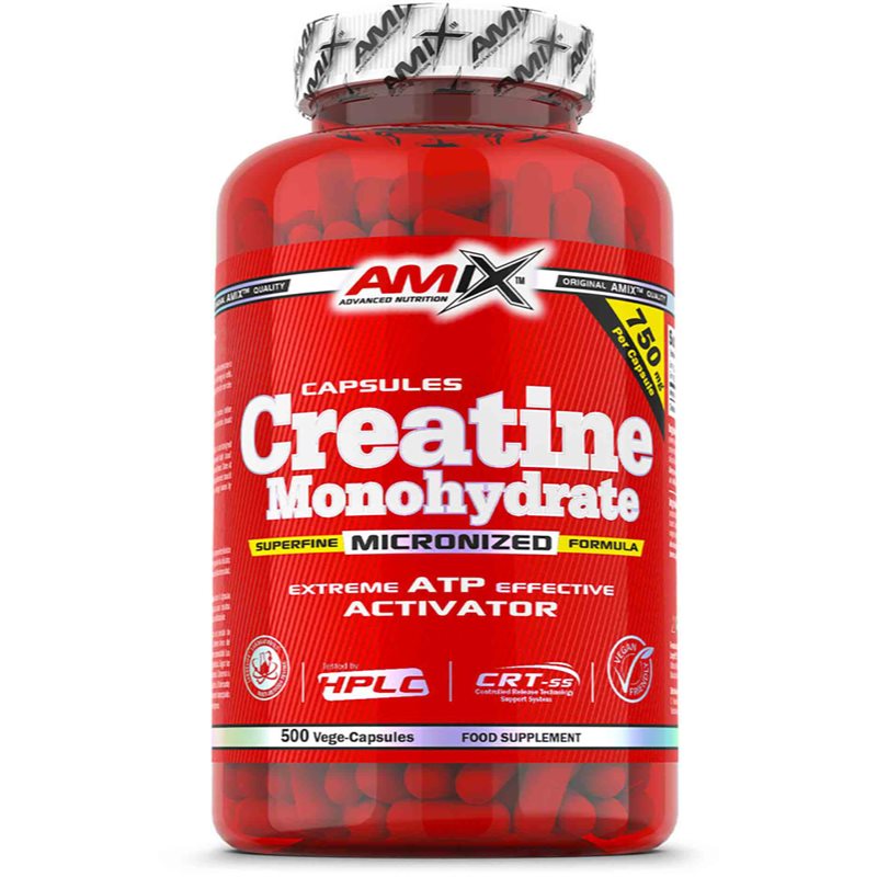 Amix Creatine Monohydrate podpora sportovního výkonu 500 cps