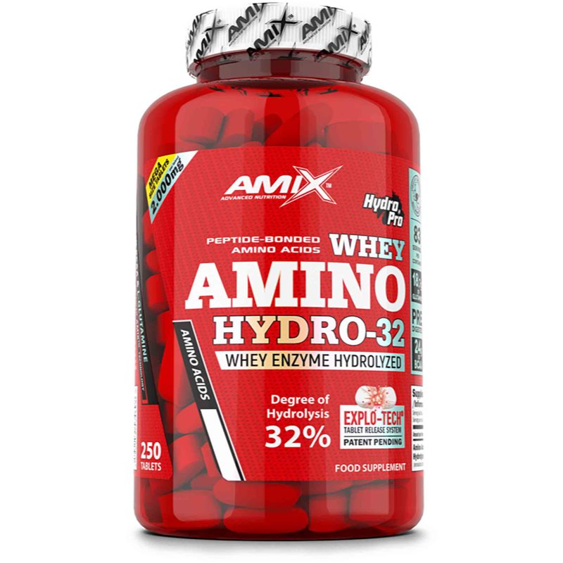 Amix Amino Hydro 32 komplex aminokyselin 250 tbl