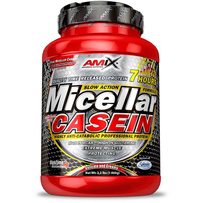 Amix Micellar Casein kaseinový protein příchuť Chocolate 1000 g