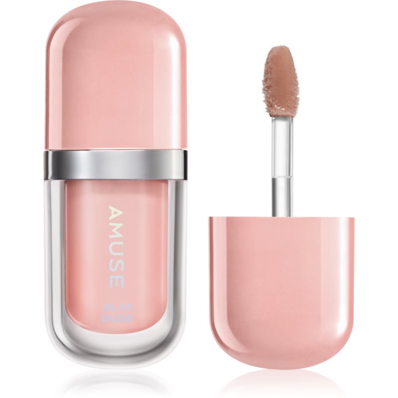 AMUSE Jel-Fit Gloss hydratačný lesk na pery so zväčšujúcim efektom odtieň Oat Vanilla 3.8 g