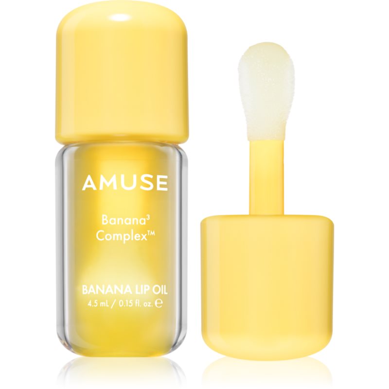 AMUSE Banana Lip Oil banánový olej na pery odtieň 02 Banana 4.5 ml