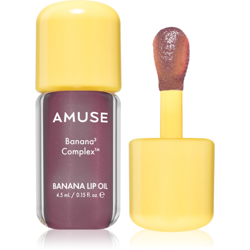 AMUSE Banana Lip Oil banánový olej na pery odtieň 06 Rose Sorbet 4.5 ml
