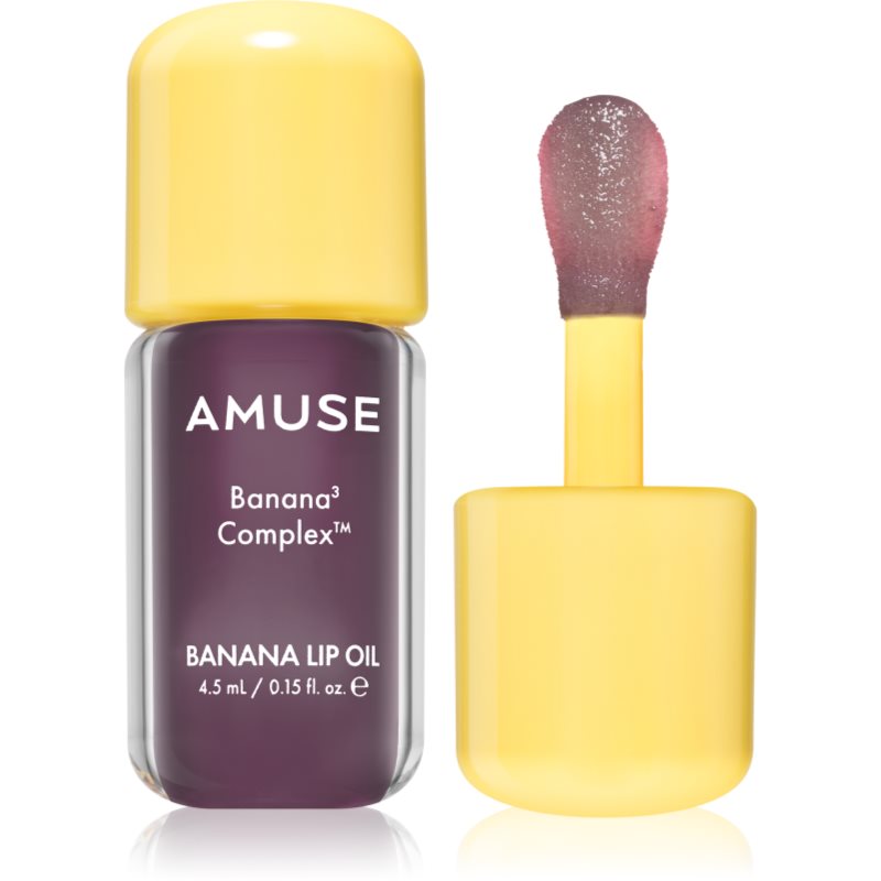 AMUSE Banana Lip Oil banánový olej na pery odtieň 07 Acai Gleam 4.5 ml