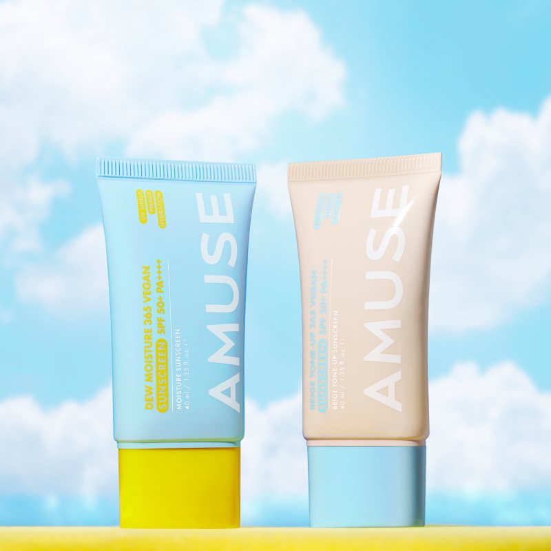 AMUSE Dew Moisture 365 Vegan Sunscreen opaľovací fluid na tvár s hydratačným účinkom 40 ml (obrázok 5)