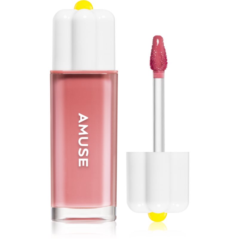 AMUSE Dew Tint dlhotrvajúci lesk na pery s hydratačným účinkom odtieň 10 Peach Bunny 4 g