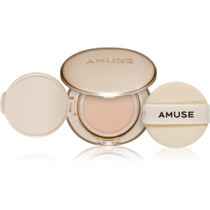 AMUSE Dew Jelly Master Cushion dlhotrvajúci make-up v hubke so strednou UV ochranou odtieň 1.5 Natural 15 g