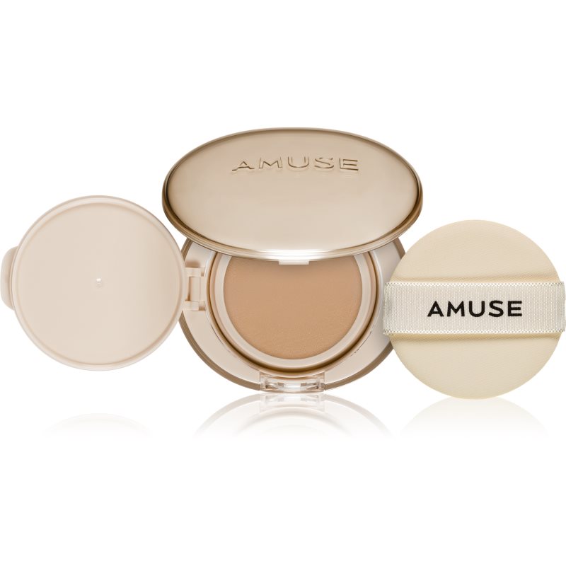 AMUSE Dew Jelly Master Cushion dlhotrvajúci make-up v hubke so strednou UV ochranou odtieň 02 Healthy 15 g
