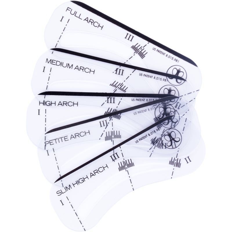 Anastasia Beverly Hills Anastasia Beverly Hills Brow Stencils șabloane pentru sprâncene 5 buc
