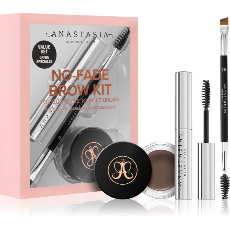 

Anastasia Beverly Hills Brow Kit No-Fade набір для брів відтінок Soft Brown