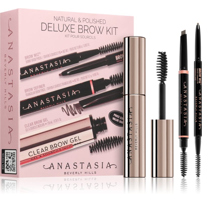 Anastasia Beverly Hills Natural & Polished Deluxe Brow Kit kit sourcils Taupe teinte female