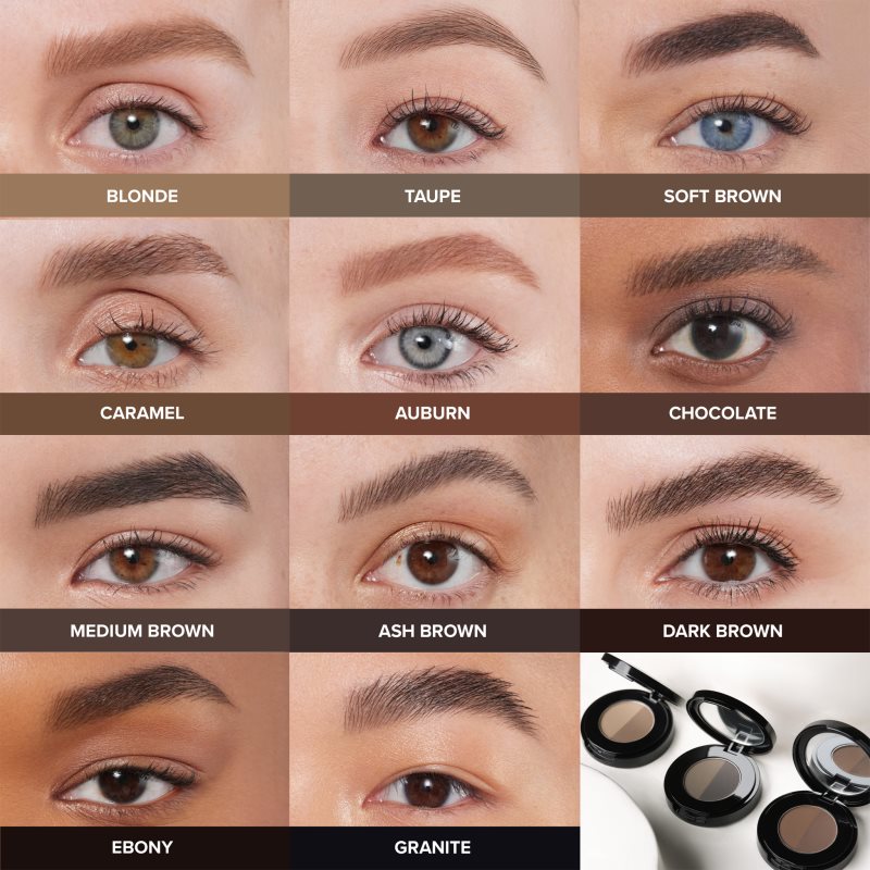 Anastasia Beverly Hills Brow Powder Duo púder na obočie odtieň Chocolate 2x0,8 g
