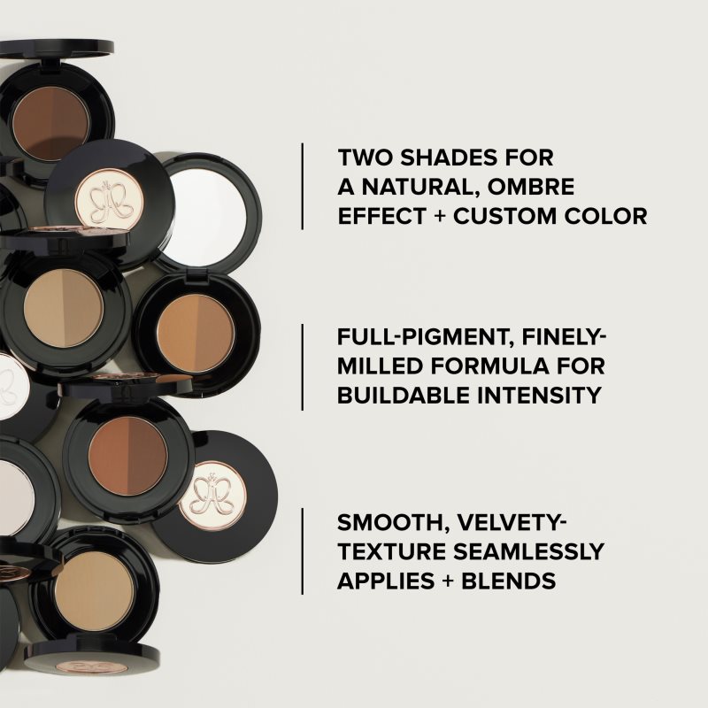 Anastasia Beverly Hills Brow Powder Duo púder na obočie odtieň Granite 2x0,8 g