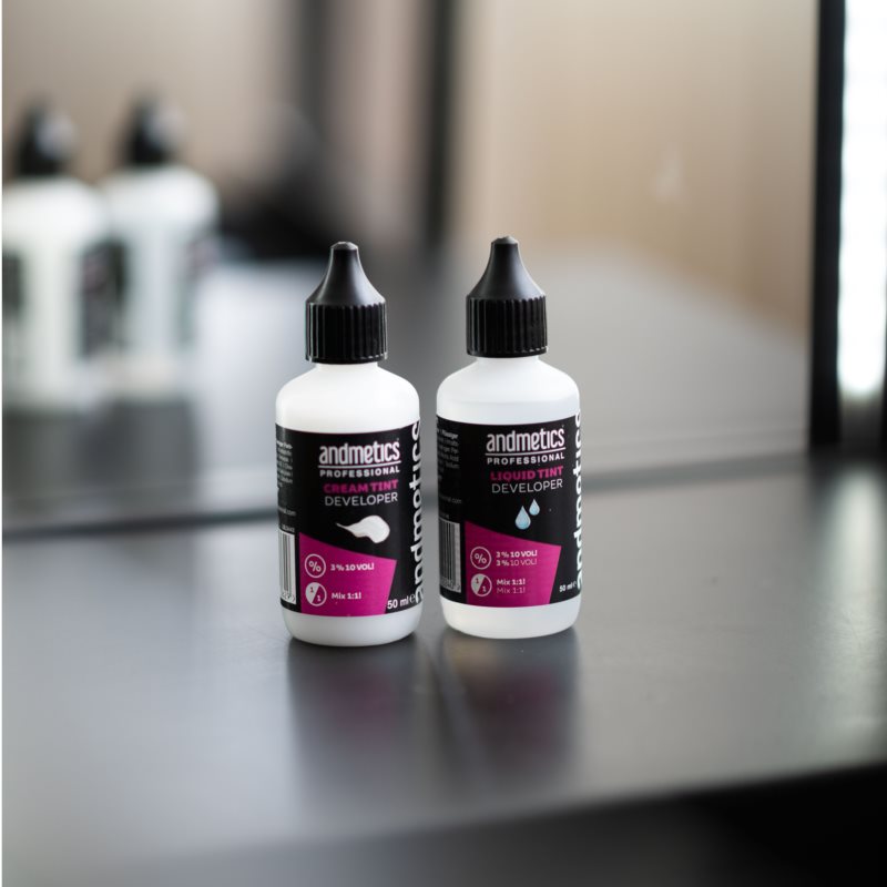 Andmetics Professional Tint Developer Cream Creamy Activating Emulsion 3% 10 Vol. 50 Ml