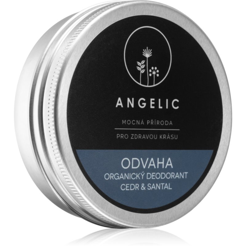 "Angelic Organic deodorant ""Courage"" Cedar & Santal scent ekologiškas kreminis dezodorantas 50 ml"