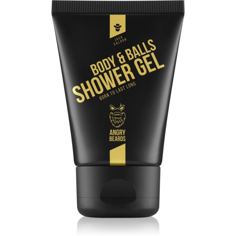 Angry Beards Jack Saloon Shower Gel Fuktgivande duschgel för män 50 ml male