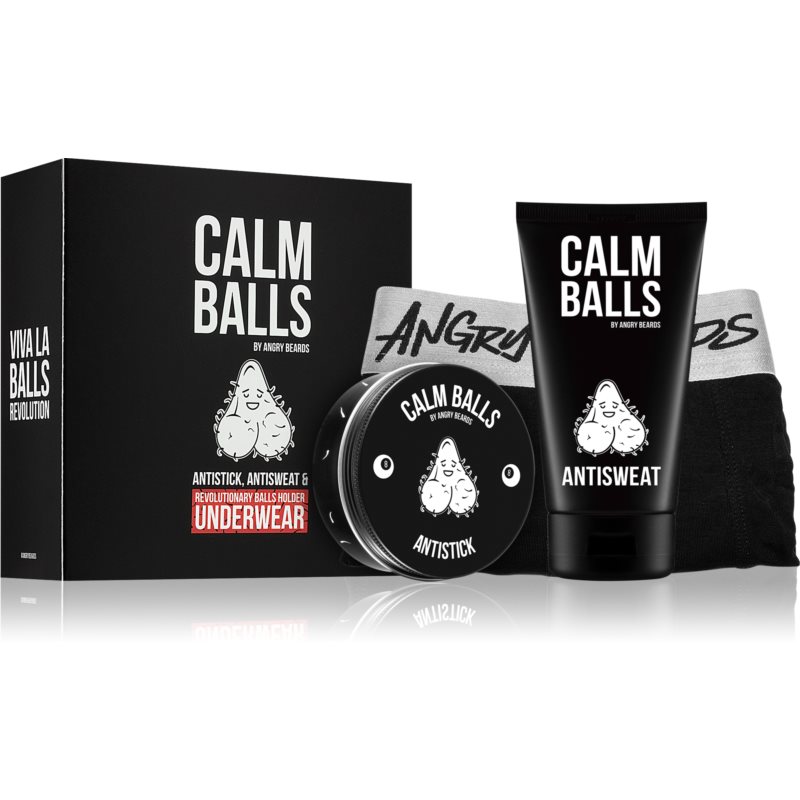 Angry Beards Antistick, Antisweat & Revolutionary Balls Holder Underwear gift set for men
