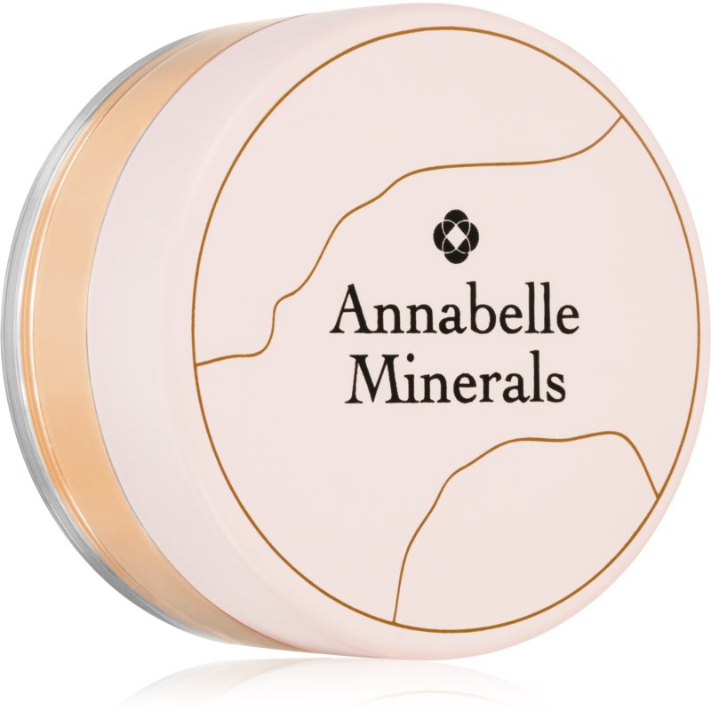 Annabelle Minerals Radiant Mineral Foundation pudra pentru make up cu minerale pentru o piele mai luminoasa culoare Golden Sand 4 g