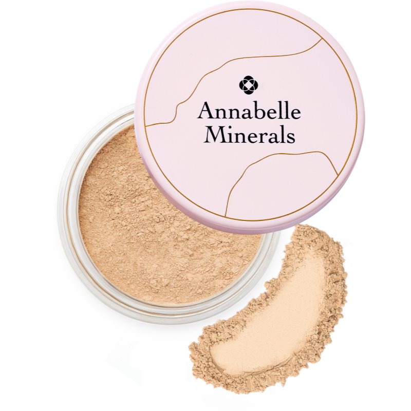 Annabelle Minerals Radiant Mineral Foundation Mineral Powder Foundation With A Brightening Effect Shade Golden Sand 4 G
