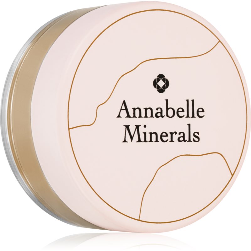 Annabelle Minerals Coverage Mineral Foundation minerálny púdrový make-up pre dokonalý vzhľad odtieň Golden Light 4 g