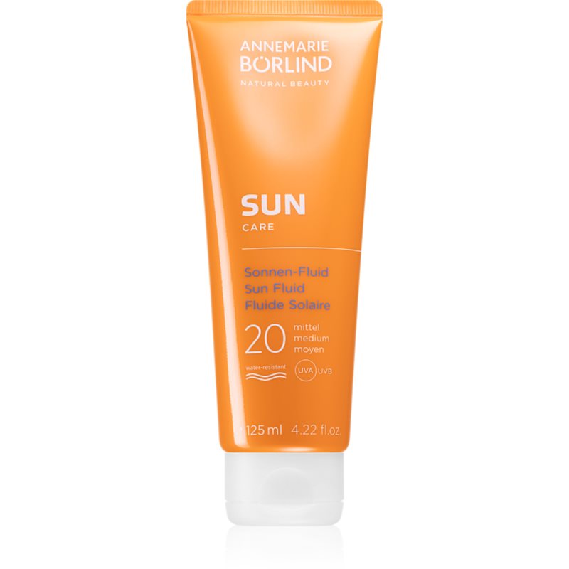 

Annemarie Börlind Sun Care зволожуючий захисний флюїд для засмаги SPF 20