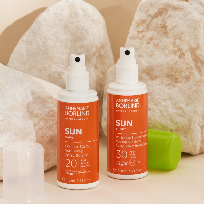 ANNEMARIE BÖRLIND SUN SPORT Protective Sunscreen Spray With Cooling Effect SPF 30 100 Ml