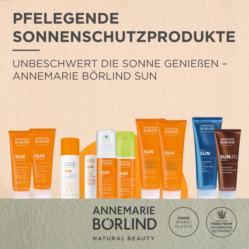 ANNEMARIE BÖRLIND SUN SPORT Protective Sunscreen Spray With Cooling Effect SPF 30 100 Ml
