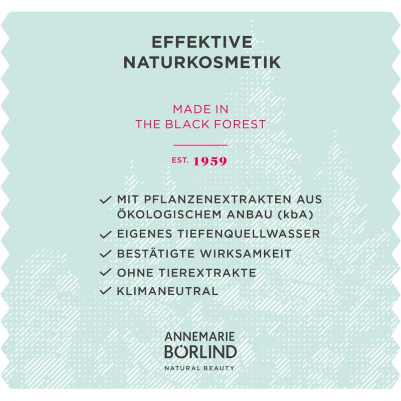 ANNEMARIE BÖRLIND AQUANATURE Revitalising Moisturising Serum 50 Ml