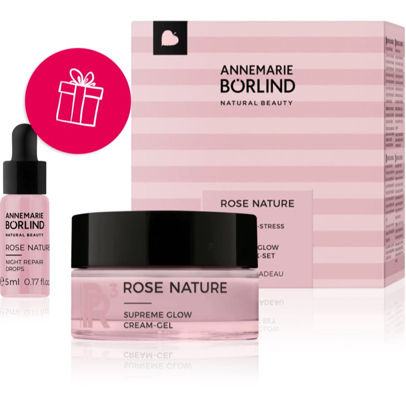 ANNEMARIE BÖRLIND Rose Nature Supreme Glow X-MAS Set Geschenkset für perfekte Haut