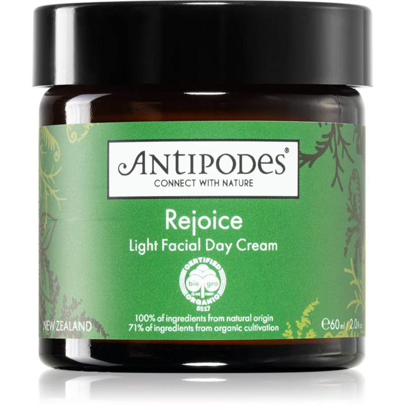 Antipodes Rejoice Light Facial Day Cream leichte feuchtigkeitsspendende Tagescreme 60 ml