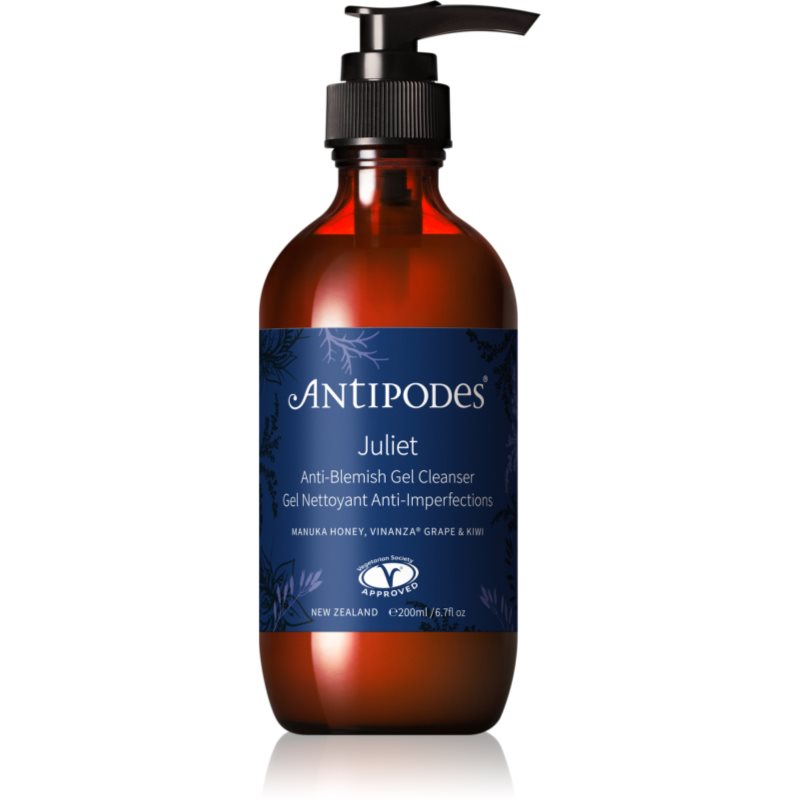 Antipodes Juliet Anti-Blemish Gel Cleanser τζελ καθαρισμού ενάντια στις ατέλειες της επιδερμίδας 200 ml φωτογραφία