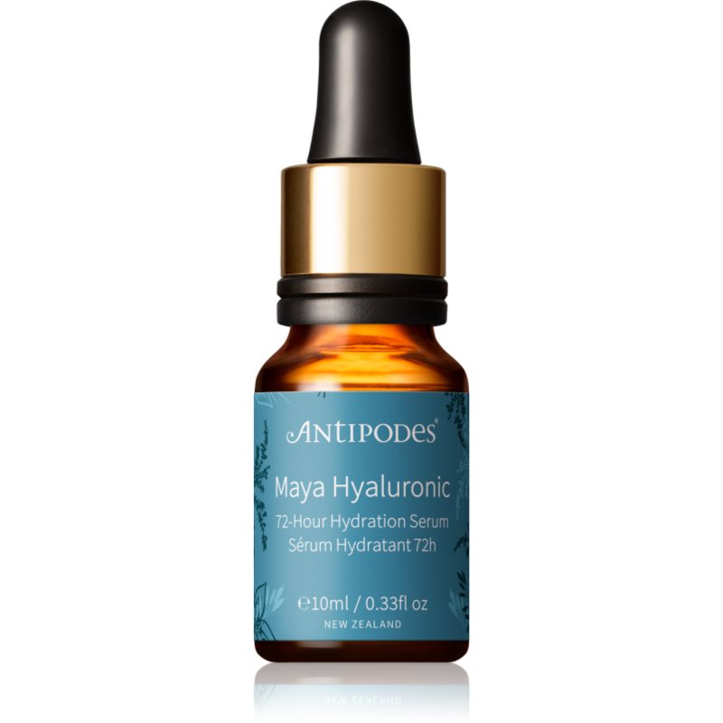 Antipodes Maya Hyaluronic 72-Hour Hydration Serum интензивен хидратиращ серум за лице 10 мл.