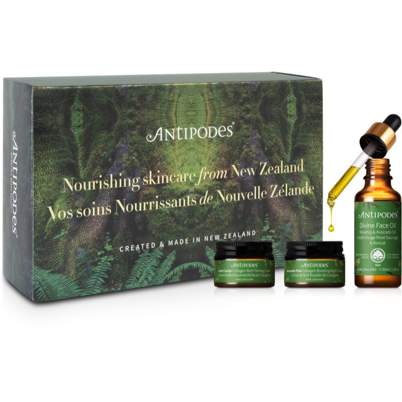Antipodes Christmas Set Nourishing Skincare set navideño de regalo con efecto nutritivo