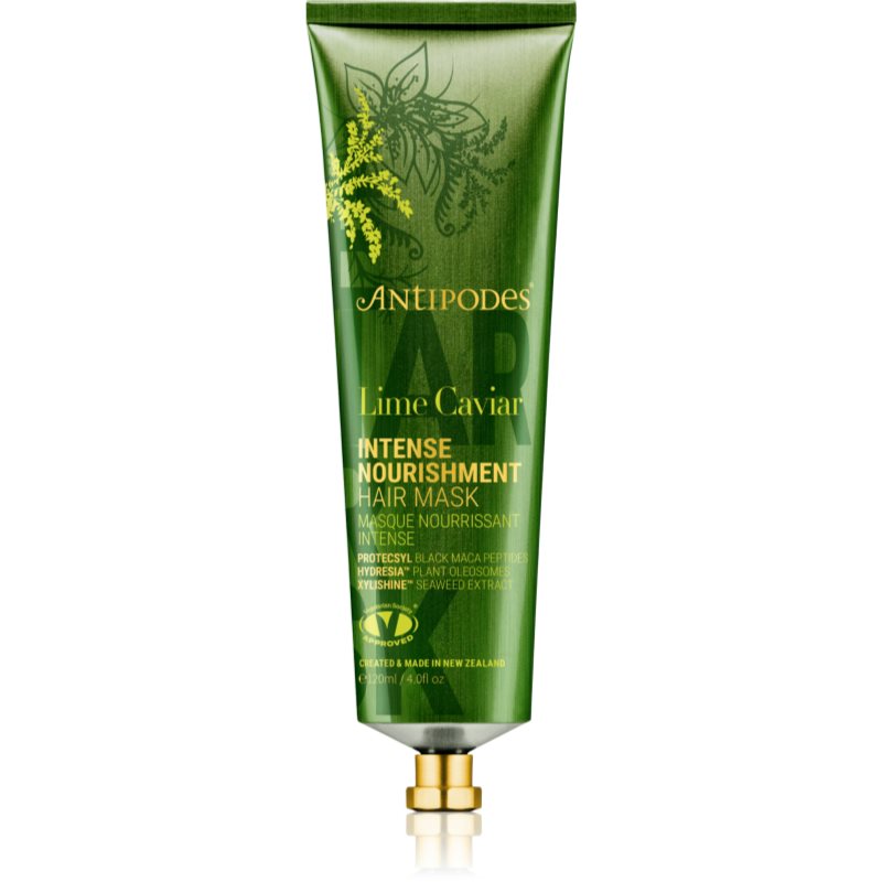 Antipodes Lime Caviar Intense Nourishment Hair Mask intenzívne vyyživujúca maska na vlasy 120 ml