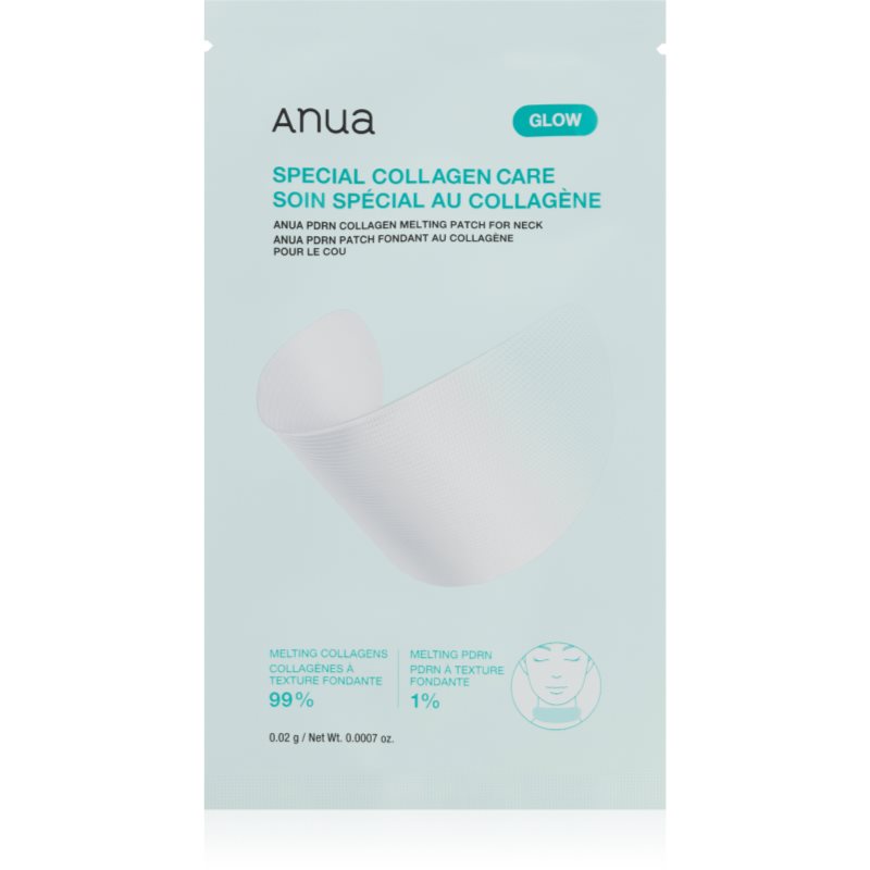 Anua PDRN Collagen Melting Patch For Neck маска с лифтинг и стягащ ефект за шия и деколте 4 бр.
