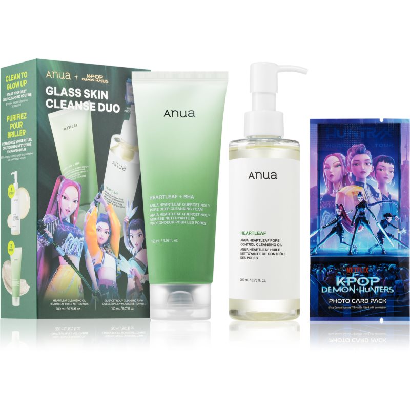 Anua K-Pop Demon Hunters Double Cleansing Duo Set σετ δώρου για βαθύ καθαρισμό