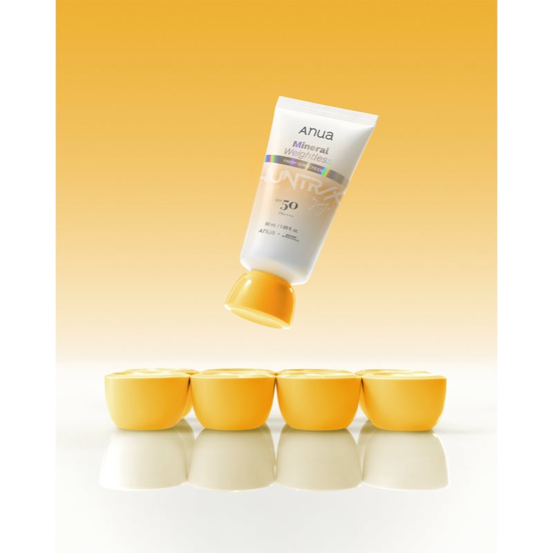 Anua K-Pop Demon Hunters Mineral Weightless Finish Sunscreen ľahký ochranný krém na tvár SPF 50 50 ml (obrázok 5)