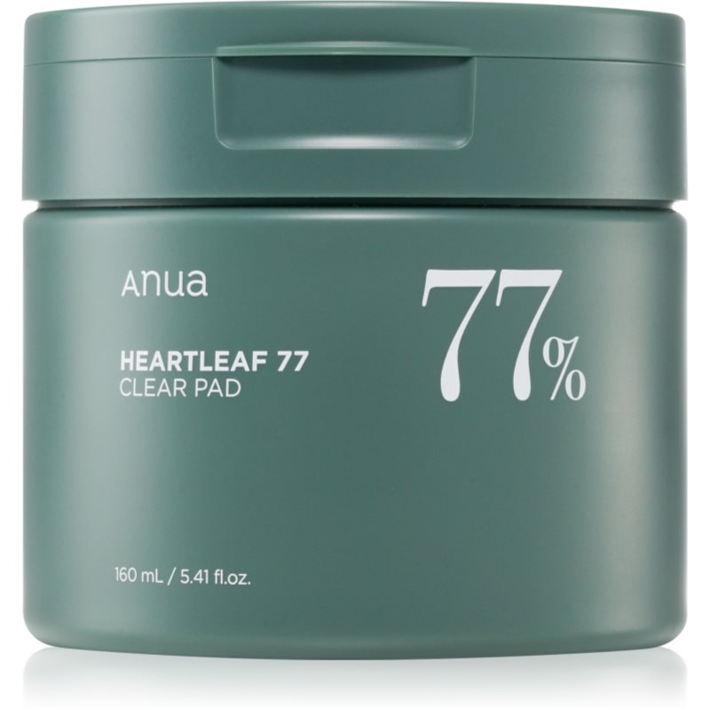 Anua Anua Heartleaf 77% Toner Pad επιθέματα τόνωσης κατά των μαύρων κουκίδων 70 τμχ