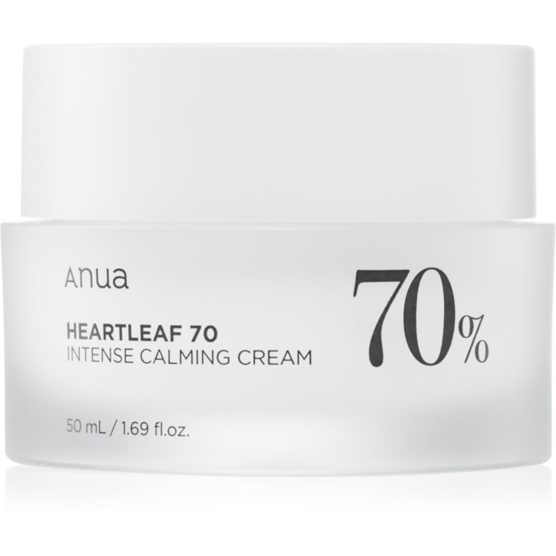 Anua Heartleaf 70% Intense Calming Cream Intensivt lugnande och skyddande kräm för alla hudtyper inklusive känslig 50 ml female