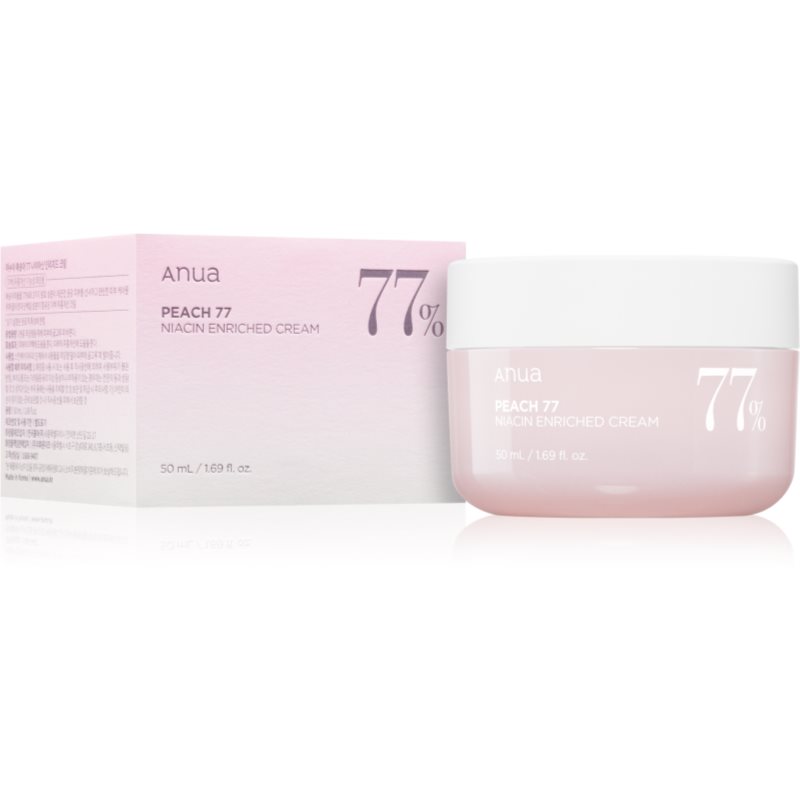 Anua Peach 77% Niacin Enriched Cream відновлюючий зволожуючий крем 50 мл