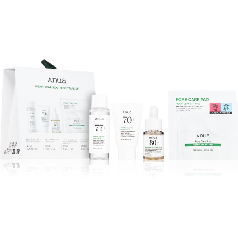 Anua Heartleaf Soothing Trial Kit dárková sada pro zklidnění pleti