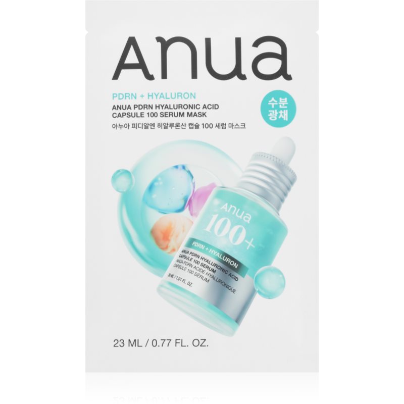Anua PDRN Hyaluronic Acid Capsule 100 Serum Mask hydratačná plátienková maska so spevňujúcim účinkom 23 ml