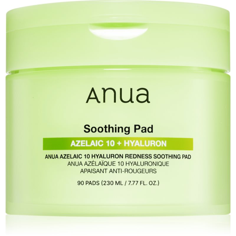 Anua Azelaic Acid 10 Hyaluron Redness Soothing Pad zklidňující polštářky proti začervenání pleti 90 ks
