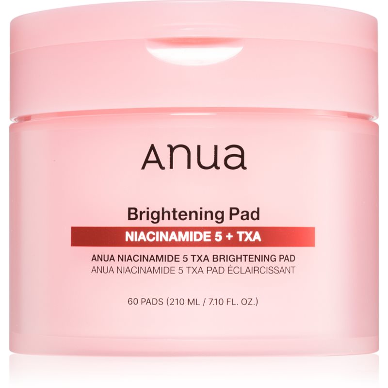 Anua Niacinamide 5% + TXA Brightening Pad tonisierende Pads für hydratisierte und strahlende Haut 60 St.