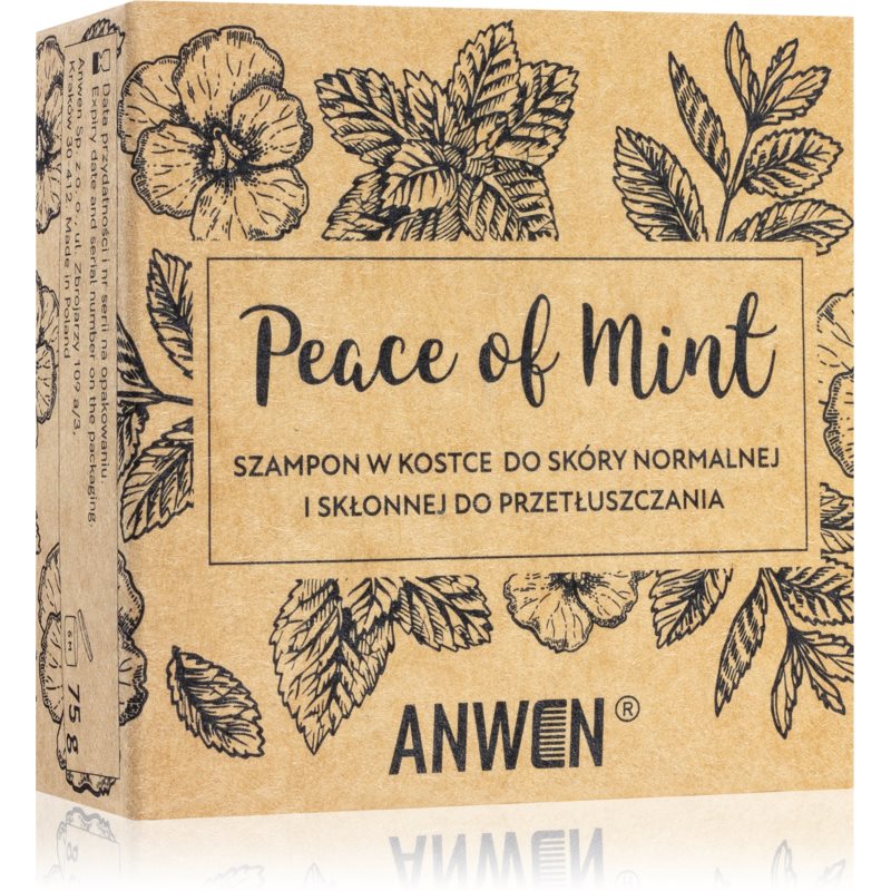 Anwen Peace of Mint sausasis šampūnas without alu can 75 g