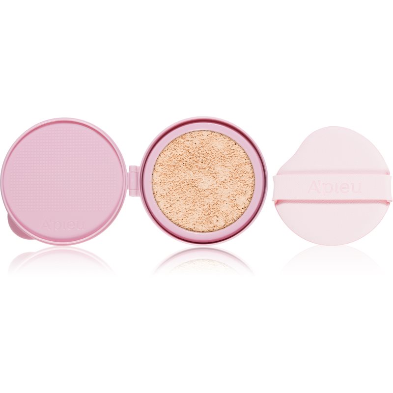 A’pieu Waterlock Comfort Veil Cushion maquillaje de larga duración en esponja Recambio 19 Pure 15 g