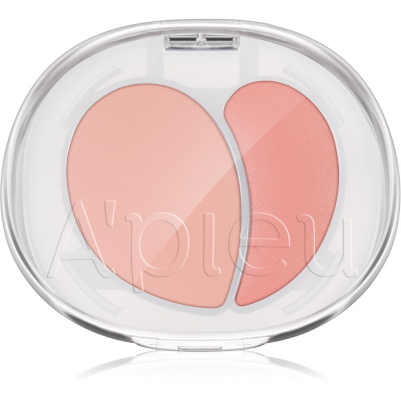 A’pieu Mood Blending Jelly Cheek Balm duo blusher for the perfect look shade 01 Peach Coral Balm 6 g